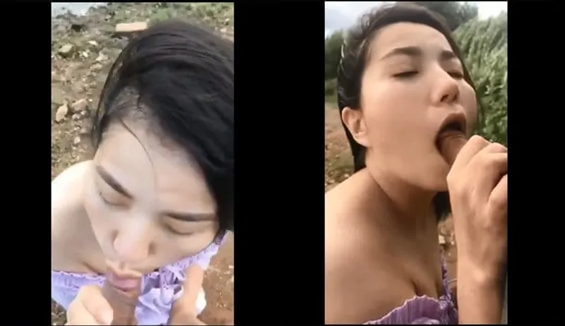 Gấu bj cho tình nhân bên bờ sông